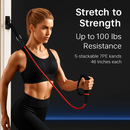 Resistance Bands Set with Door Anchor and Handles by LJGDeals