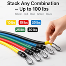 Resistance Bands Set with Door Anchor and Handles by LJGDeals