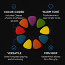 Guitar Picks Set for Acoustic & Electric Play by LJGDeals