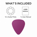 Guitar Picks Set for Acoustic & Electric Play by LJGDeals