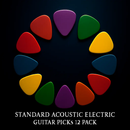 Guitar Picks Set for Acoustic & Electric Play by LJGDeals