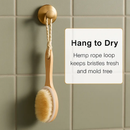 Bath Brush with Long Handle and Detachable Scrubber by LJGDeals