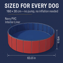 Foldable Pet Swimming Pool PVC Kiddie Baby Dog Swim Pool Bathing Tub Playmat Kids Pools by LJGDeals
