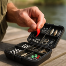 Fishing Kit with Tackle Box, Portable Set by LJGDeals