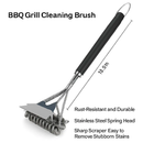 Grill Cleaning Brush with Scraper for Stainless Grates by LJGDeals