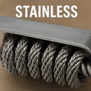 Grill Cleaning Brush with Scraper for Stainless Grates by LJGDeals