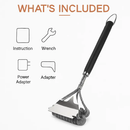 Grill Cleaning Brush with Scraper for Stainless Grates by LJGDeals