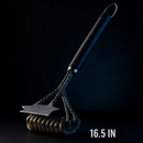 Grill Cleaning Brush with Scraper for Stainless Grates by LJGDeals