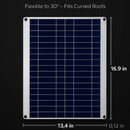 Solar Panel Charger for Vehicles, RVs, and Boats