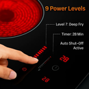 Induction Cooktop with 2 Burners and Timer by LJGDeals