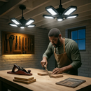 Garage Lights Deformable LED Shop Light with Blades by LJGDeals