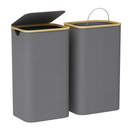 Collapsible Laundry Hamper with Lid – Foldable Basket by LJGDeals