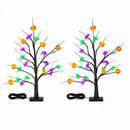 Lighted Halloween Tree 2-Pack with Timer Indoor Decor by LJGDeals