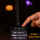 Lighted Halloween Tree 2-Pack with Timer Indoor Decor by LJGDeals