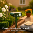 Solar Ultrasonic Animal Repeller with Flashing Light by LJGDeals