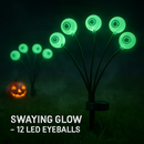 Solar Scary Eyeballs Lights for Halloween Outdoor Decor by LJGDeals