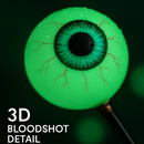 Solar Scary Eyeballs Lights for Halloween Outdoor Decor by LJGDeals