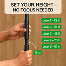2 Packs 91in Heavy Duty Double Shepherds Hook Bird Feeder Pole Garden Hanging Holder with 5 Adjustable Height 5 Prong Base for Bird Feeder Garden Plan by LJGDeals