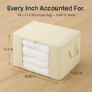 Clothes Storage Bag with Clear Window for Closet by LJGDeals