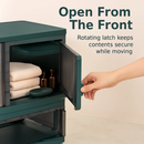 Foldable Storage Bins with Lid, Stackable Closet Organizer by LJGDeals