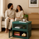 Foldable Storage Bins with Lid, Stackable Closet Organizer by LJGDeals