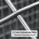 2Pcs 24X7.48X8.27IN Folding Humane Live Animal Trap Cages Easy To Catch And Release Foldable Cat Trap Galvanized Steel For Small Cats Squirrels Rabbit by LJGDeals