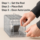 Foldable Rat Trap Cage, Humane Live Rodent Cage by LJGDeals