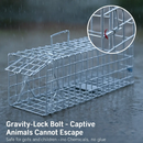 Foldable Rat Trap Cage, Humane Live Rodent Cage by LJGDeals