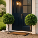 2 Packs Faux Boxwood Ball Trees Artificial Peanut Topiary Tree UV Resistant Artificial Shrubs Fake Plants Evergreen Artificial Bush with Ground Spike by LJGDeals