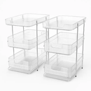 3 Tier Clear Bathroom Organizer with Drawers by LJGDeals