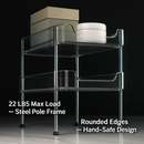 3 Tier Clear Bathroom Organizer with Drawers by LJGDeals
