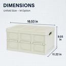 Collapsible Storage Bins with Dustproof Lid by LJGDeals
