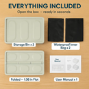 Collapsible Storage Bins with Dustproof Lid by LJGDeals