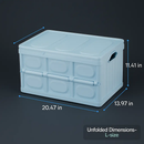 Collapsible Storage Bins with Dustproof Lid by LJGDeals