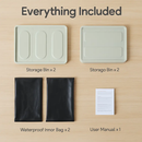 Collapsible Storage Bins with Dustproof Lid by LJGDeals