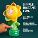 Bubble Machine with Lights for Kids - Dancing Sunflower by LJGDeals