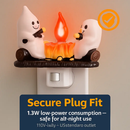 Ghost Campfire Flickering Night Light for Halloween Decor by LJGDeals