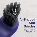 Rotating Crevice Cleaning Brush with Clip and Spade by LJGDeals