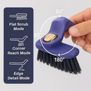 Rotating Crevice Cleaning Brush with Clip and Spade by LJGDeals