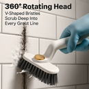 Rotating Crevice Cleaning Brush with Clip and Spade by LJGDeals