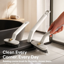 Rotating Crevice Cleaning Brush with Clip and Spade by LJGDeals