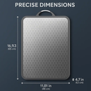 Double-Sided Cutting Board with Stainless Steel Mesh by LJGDeals
