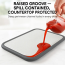 Double-Sided Cutting Board with Stainless Steel Mesh by LJGDeals