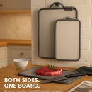 Double-Sided Cutting Board with Stainless Steel Mesh by LJGDeals