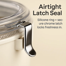 Divided Serving Tray with Lid and Handle - Rotatable Base by LJGDeals