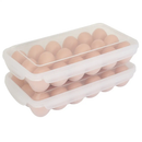 Stackable 18-Cavity Egg Holder for Refrigerator Storage by LJGDeals
