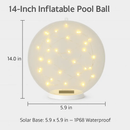 Floating Pool Lights: Solar Powered LED Balls with Remote by LJGDeals