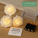 Rose Flower String Lights for Romantic Glow by LJGDeals