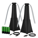 Portable Reflective Fly Repellent Fan with Soft-Stop Blades by LJGDeals