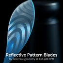 Portable Reflective Fly Repellent Fan with Soft-Stop Blades by LJGDeals